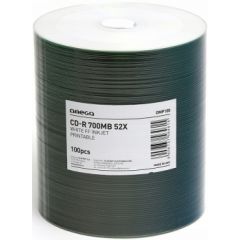 Omega CD-R White FF Ink Printable 100*Spindle